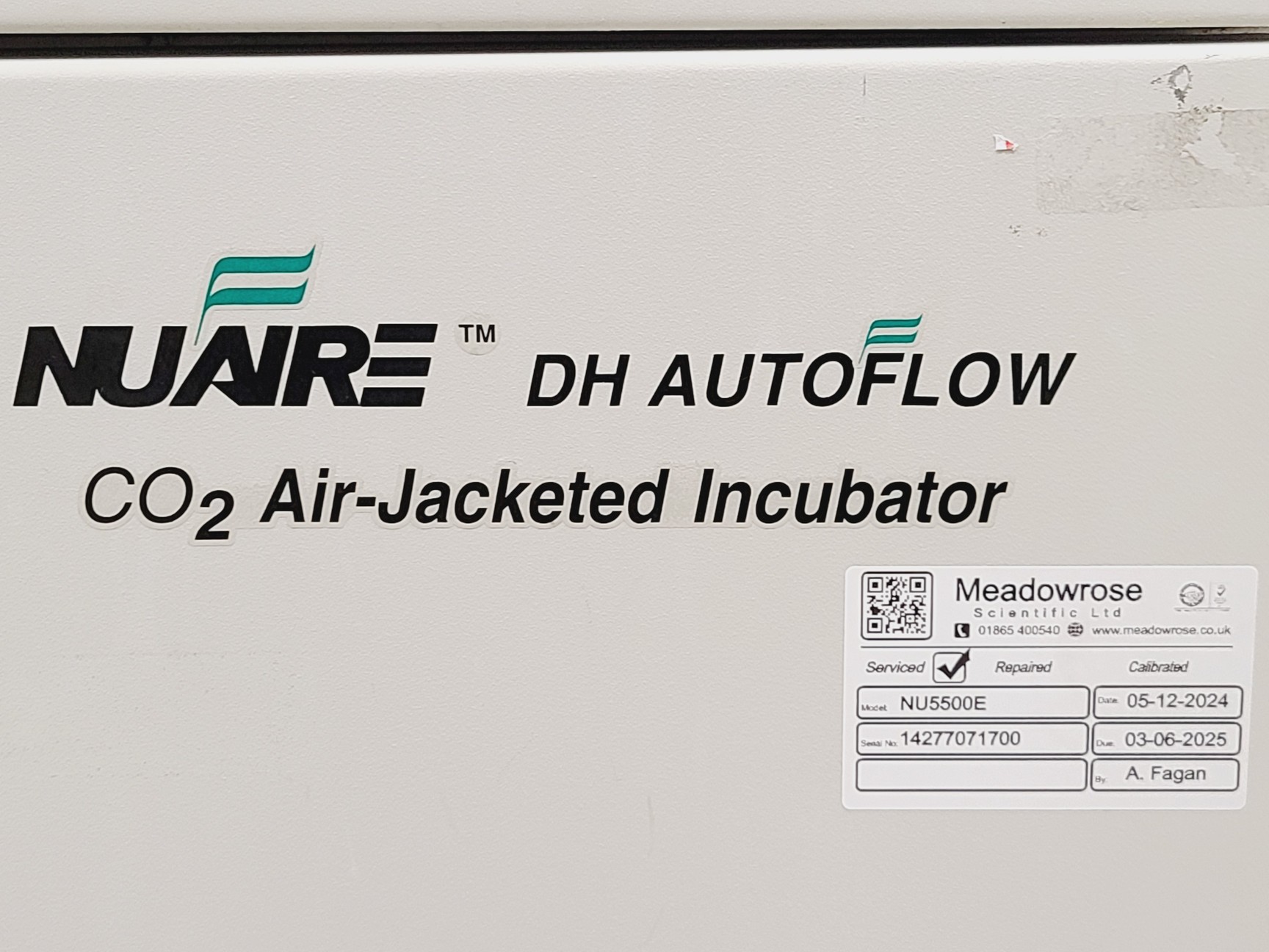 Image of Nuaire DH Autoflow CO2 Air-Jacketed Incubator