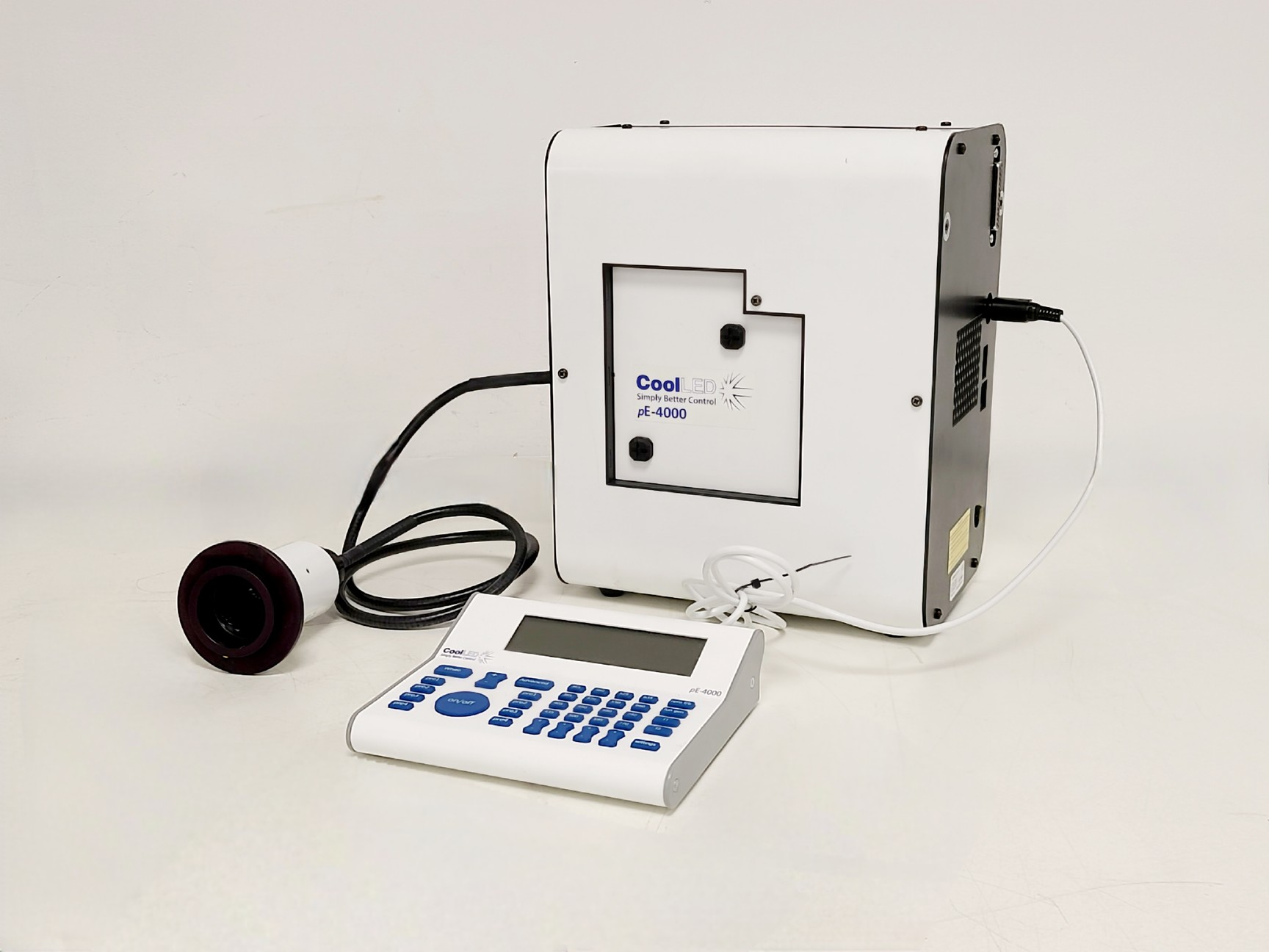 Image of Leica DMIRB Microscope w/ COOL LED pE-4000 Light Source & Q Imaging Retiga 3000