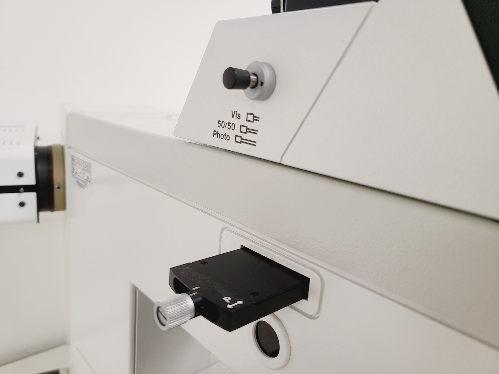 Image of Leica DMRBE Microscope w/ Motorised Stage, Cairn Monoled & QImaging wLS LED