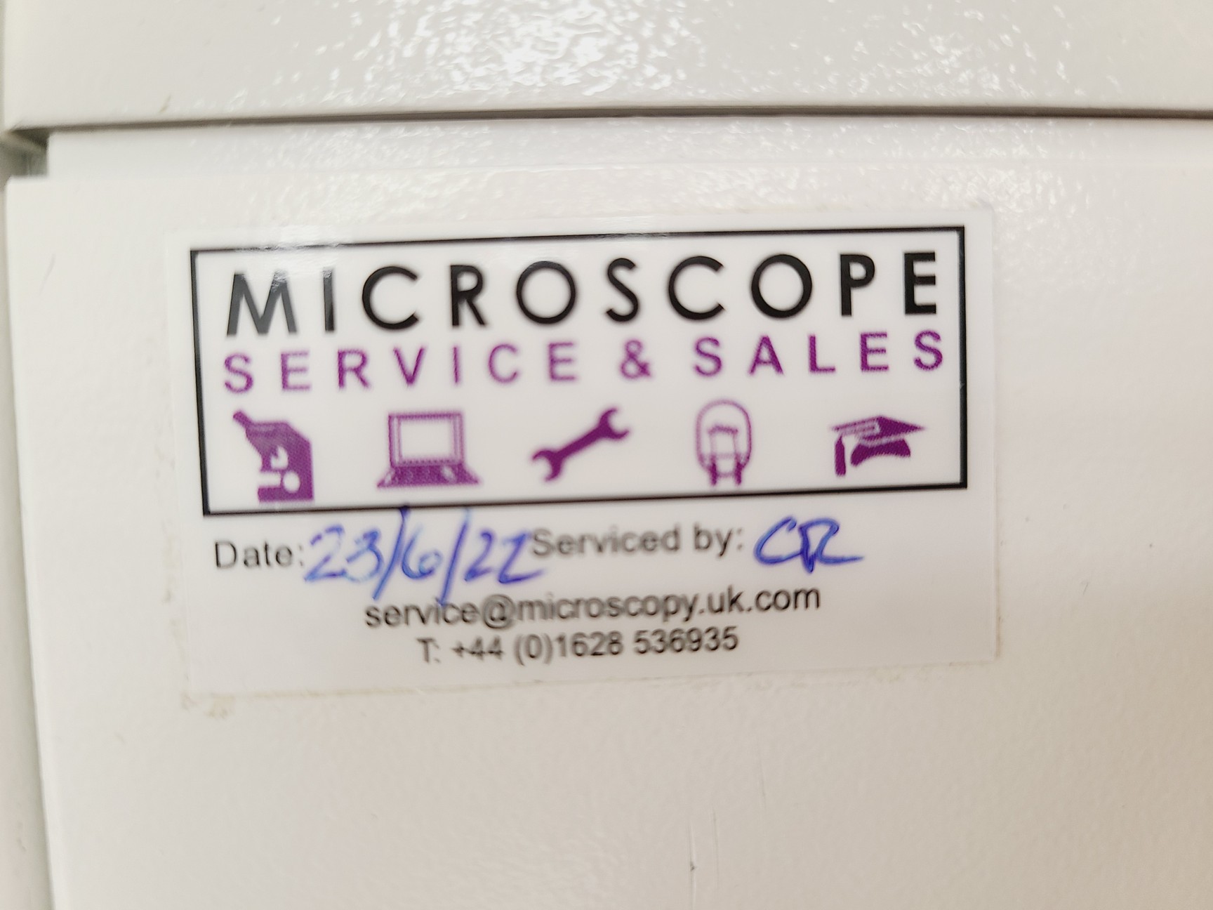 Image of Leica DMRBE Microscope w/ Motorised Stage, Cairn Monoled & QImaging wLS LED