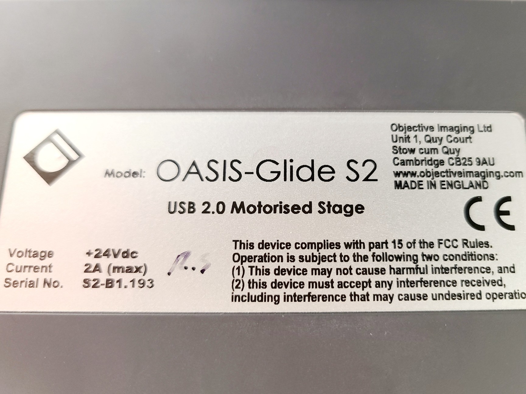 Image of Leica DMRBE Microscope w/ Motorised Stage, Cairn Monoled & QImaging wLS LED