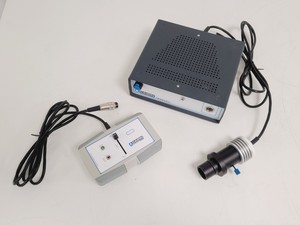 Thumbnail image of Leica DMRBE Microscope w/ Motorised Stage, Cairn Monoled & QImaging wLS LED