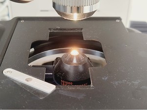 Thumbnail image of Leica DMRBE Microscope w/ Motorised Stage, Cairn Monoled & QImaging wLS LED