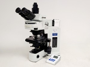 Thumbnail image of Olympus BX51 Fluorescence Microscope w/ CoolLED pE-300 Illumination Unit