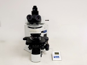 Thumbnail image of Olympus BX51 Fluorescence Microscope w/ CoolLED pE-300 Illumination Unit
