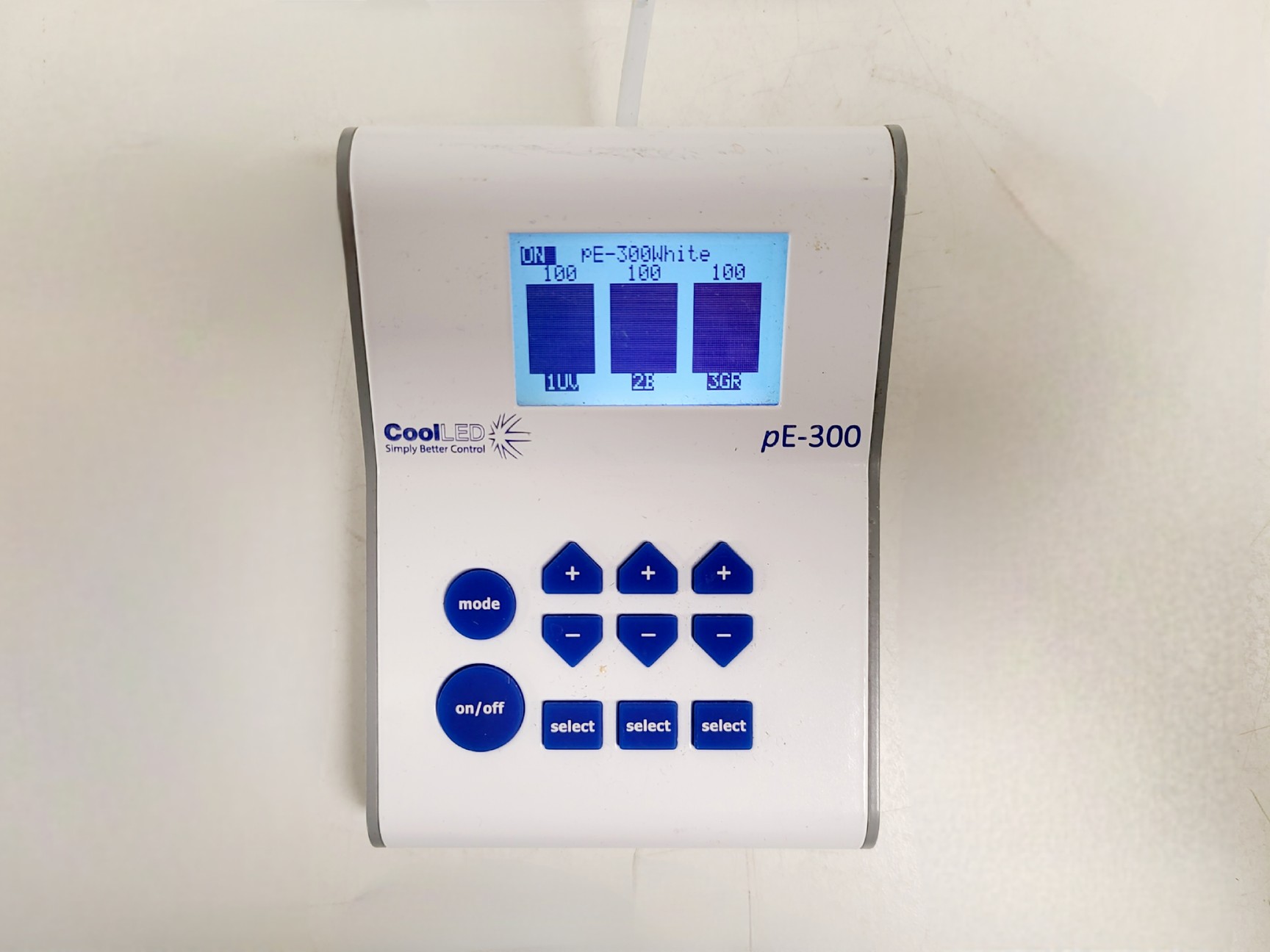 Image of Olympus BX51 Fluorescence Microscope w/ CoolLED pE-300 Illumination Unit