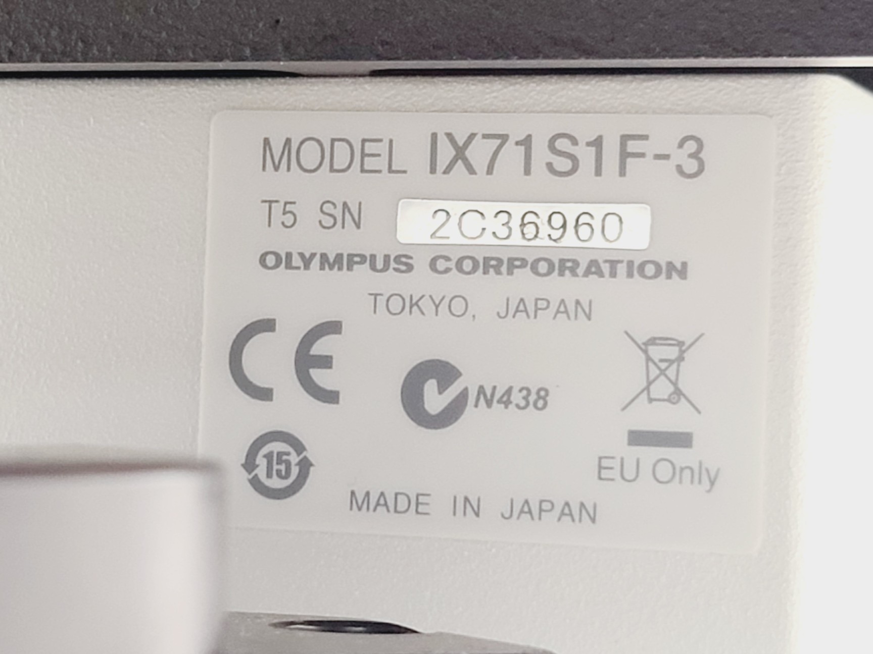 Image of Olympus IX71 Inverted Fluorescence Microscope w/ TH4-200, Lumen200 & Retiga 2000