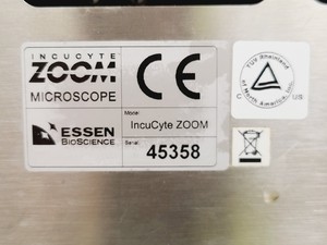 Thumbnail image of Essen BioScience IncuCyte Zoom Live Cell Analysis System Spares/Repairs