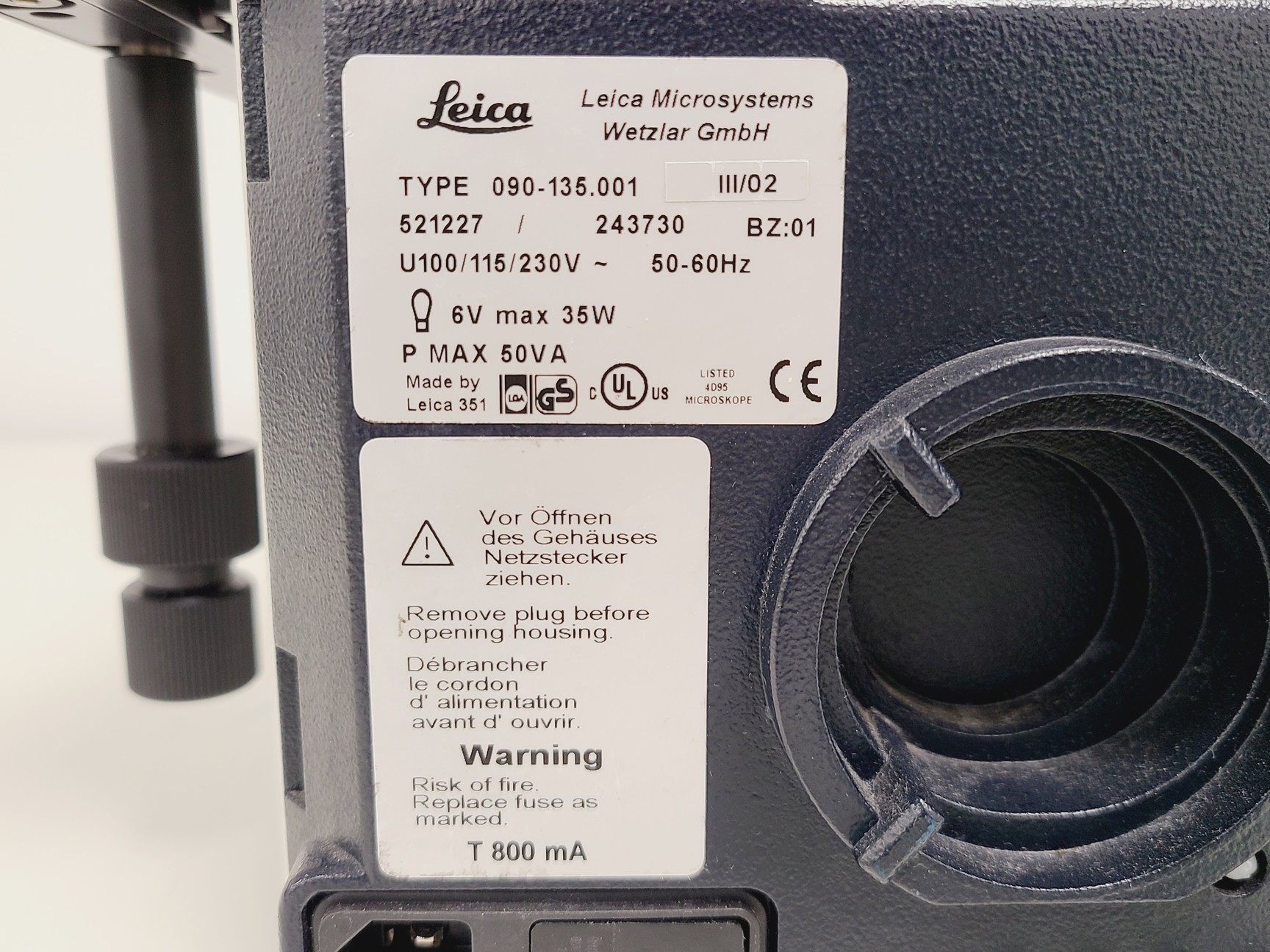 Image of Leica DMIL Inverted Microscope Type 090-135.001