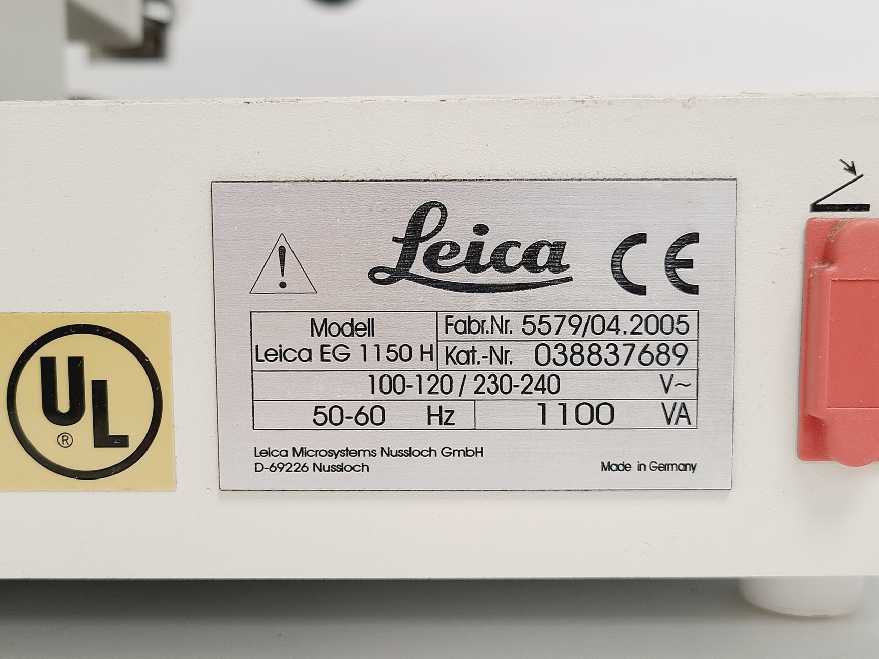 Image of Leica EG1150H Paraffin Embedder