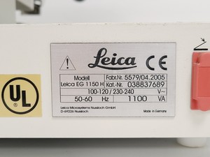 Thumbnail image of Leica EG1150H Paraffin Embedder