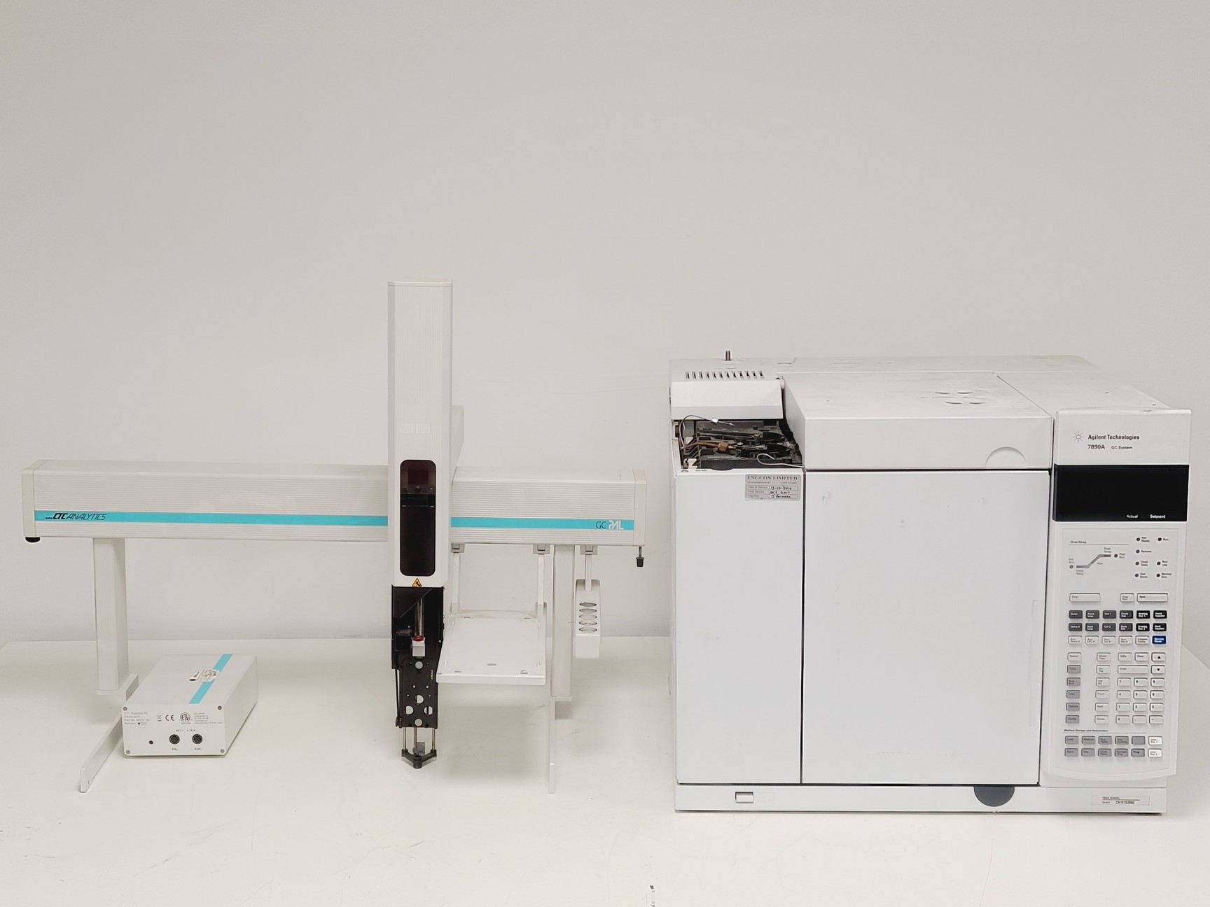 Open Lab Gc Agilent 7890A GC w/ CTC Analytics GCPAL Gas Chromatography System Lab
