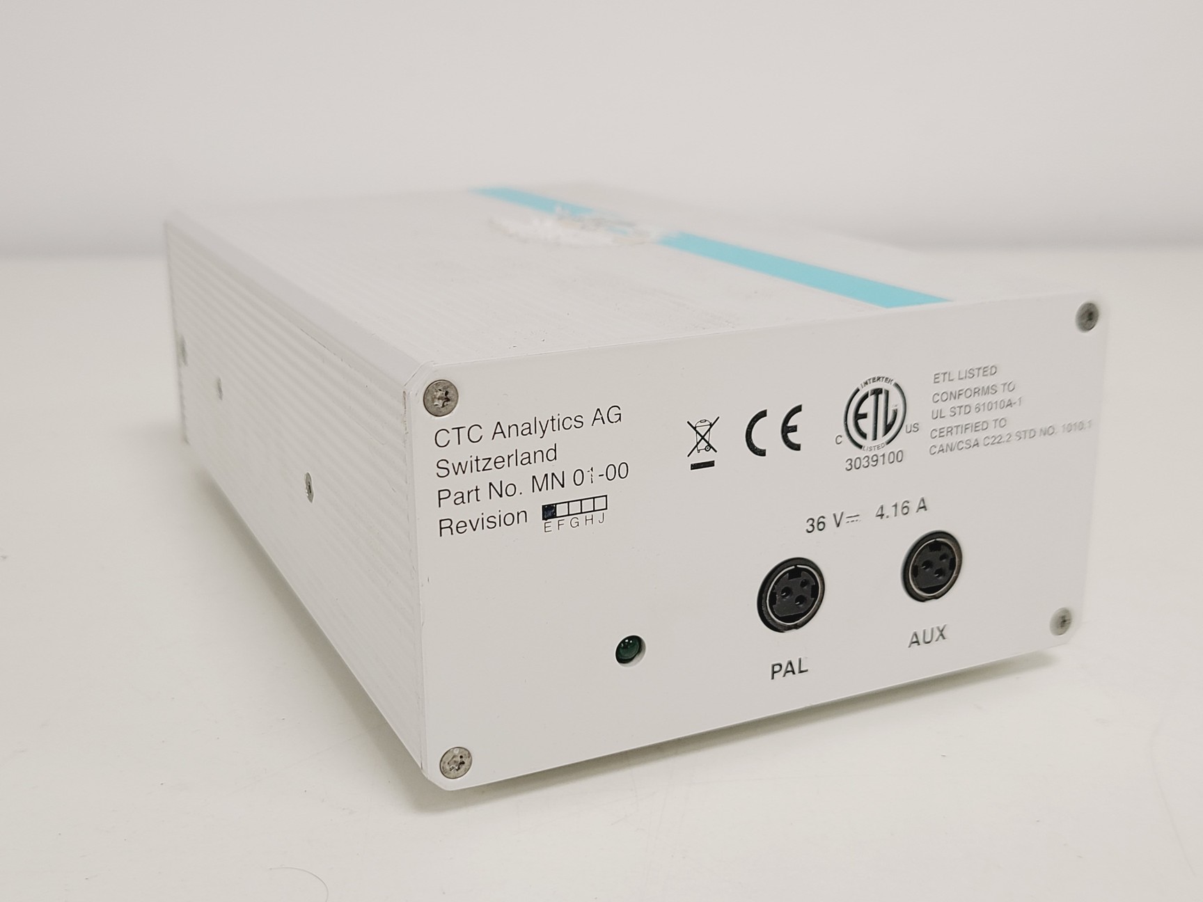 Image of Agilent 7890A GC w/ CTC Analytics GCPAL Gas Chromatography System Lab