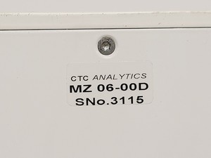 Thumbnail image of Agilent 7890A GC w/ CTC Analytics GCPAL Gas Chromatography System Lab