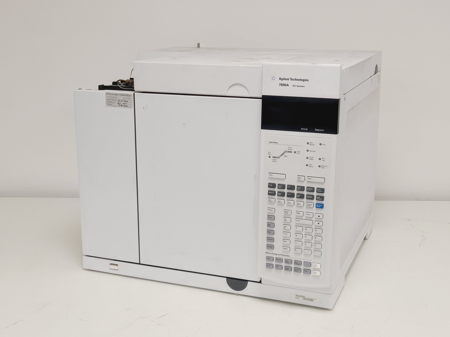 Image of Agilent 7890A GC w/ CTC Analytics GCPAL Gas Chromatography System Lab