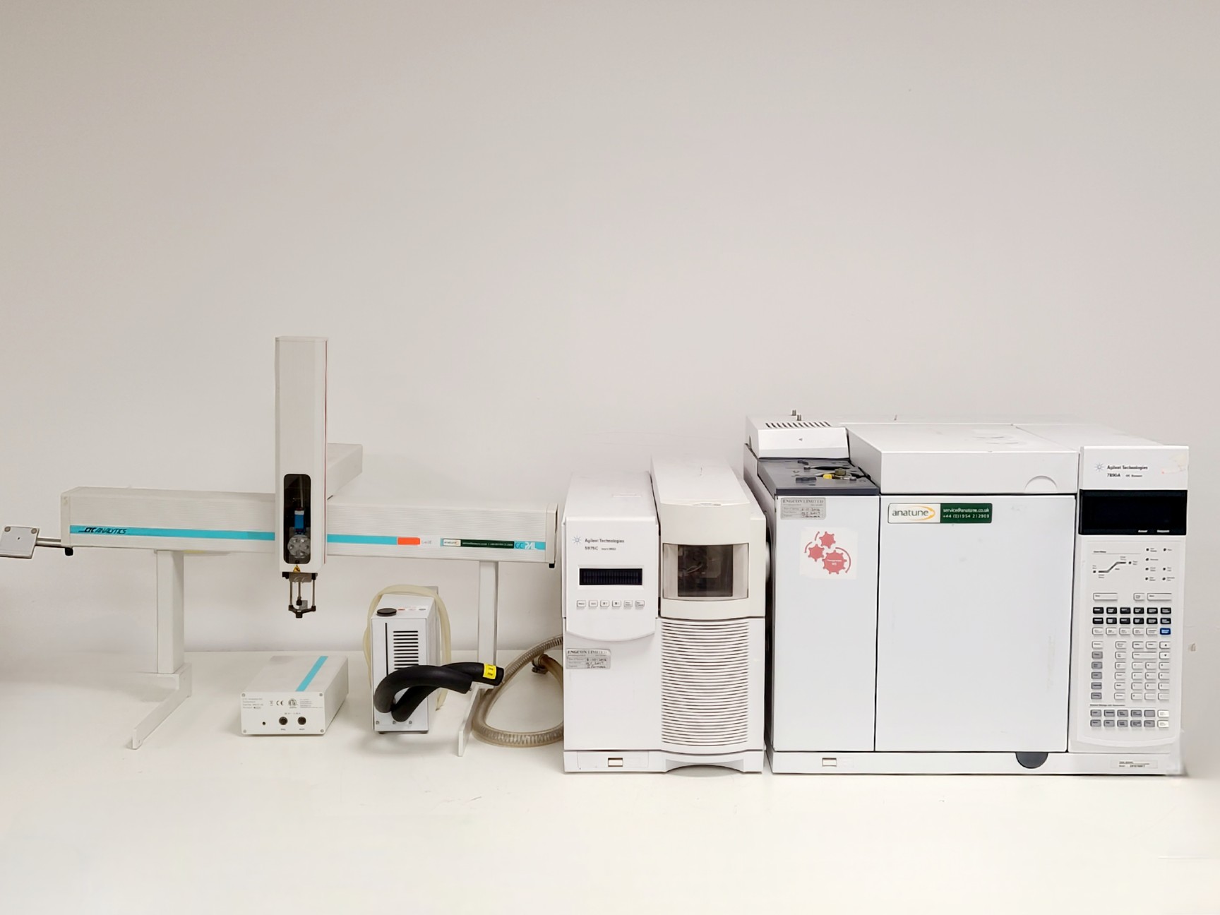 Image of Agilent 7890A GC System w/ 5975C Inert MSD and CTC GCPAL