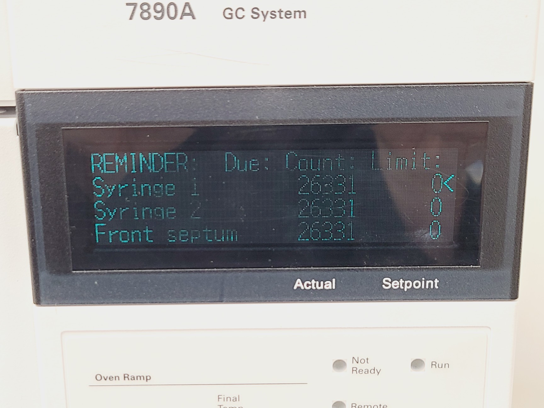 Image of Agilent 7890A GC System w/ 5975C Inert MSD and CTC GCPAL