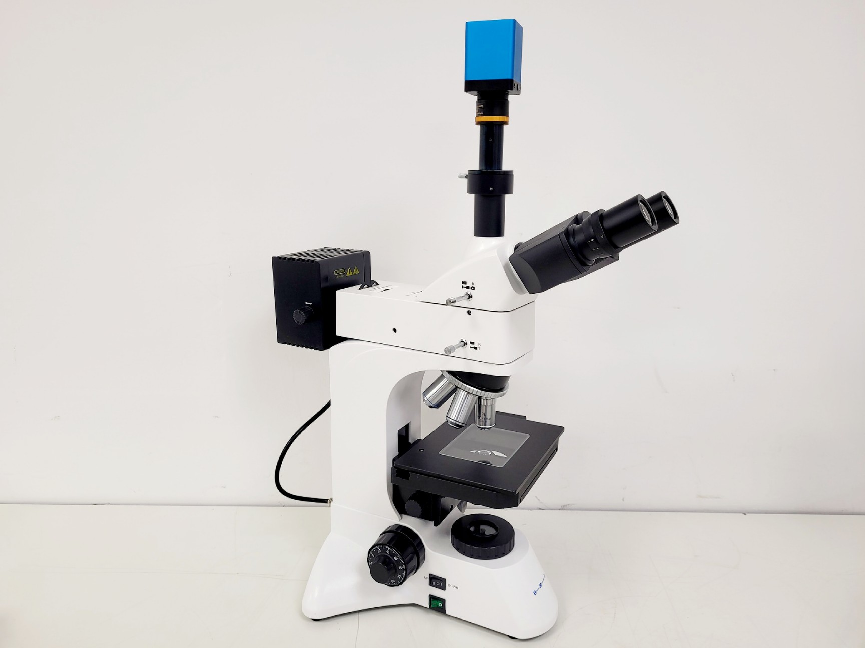 Image of Brunel SP-400 Compound Microscope W/ Toupcam XCAMLITE4K8MPA-mini 4K Camera