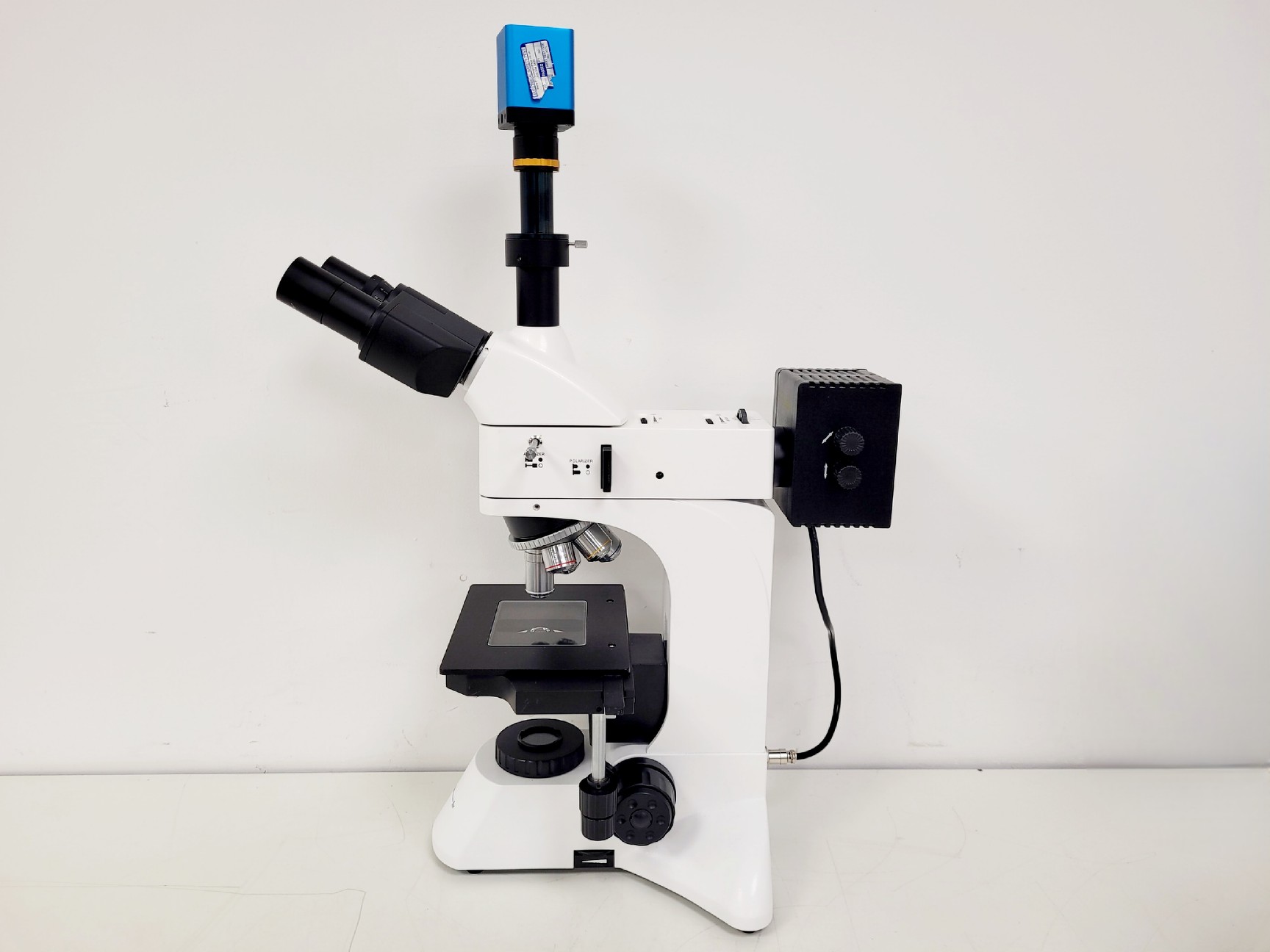 Image of Brunel SP-400 Compound Microscope W/ Toupcam XCAMLITE4K8MPA-mini 4K Camera