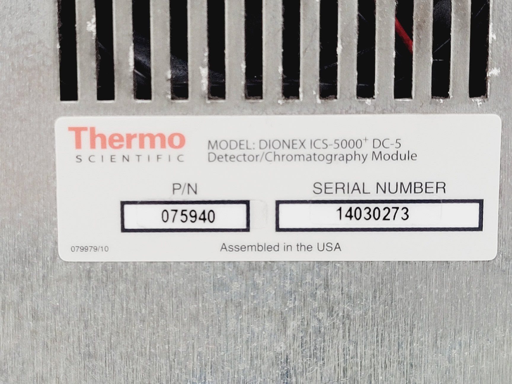 Image of Thermo Scientific Dionex ICS-5000+ Ion Chromatography System