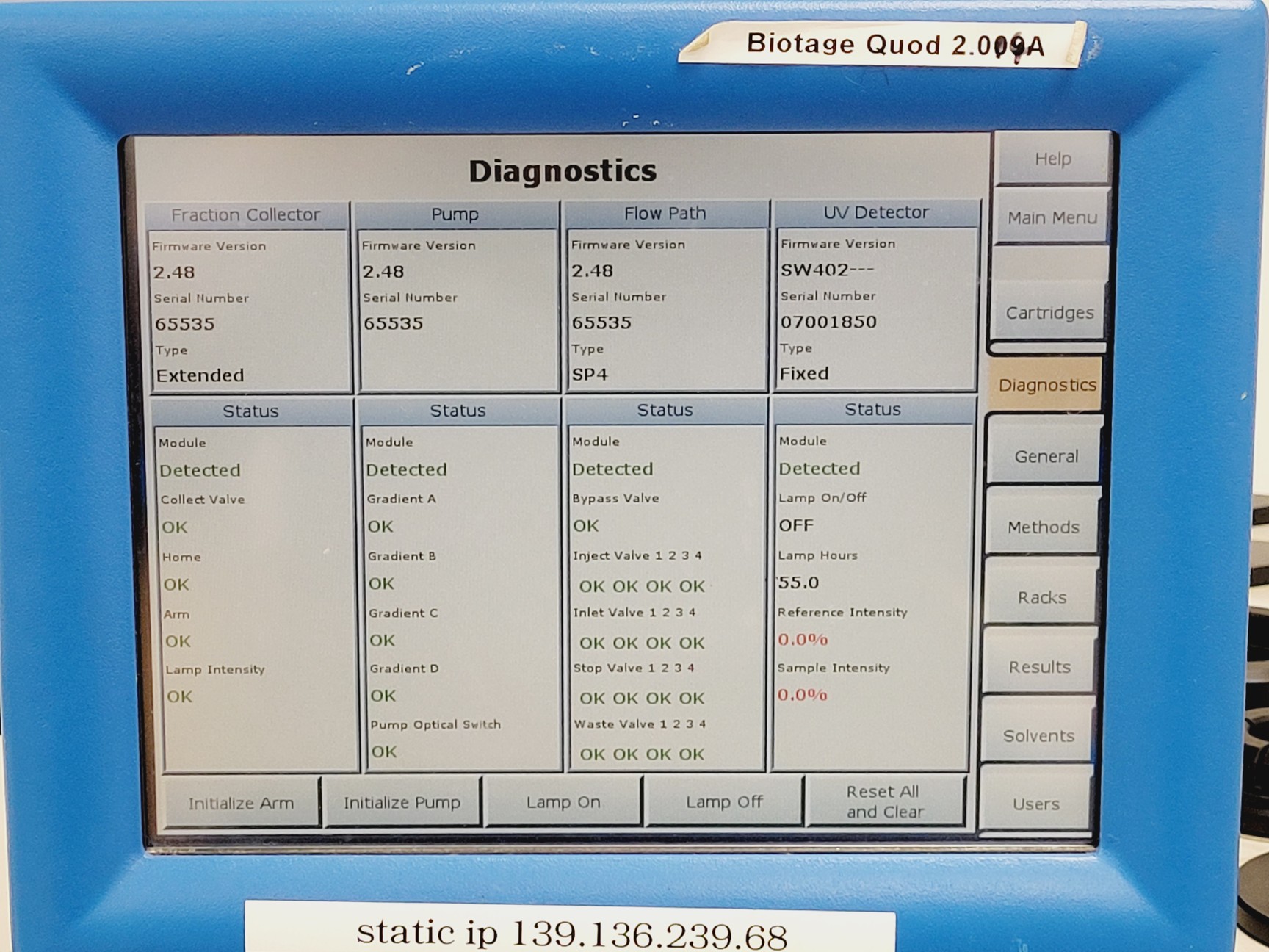Image of Biotage SP4 Flash Chromatograph
