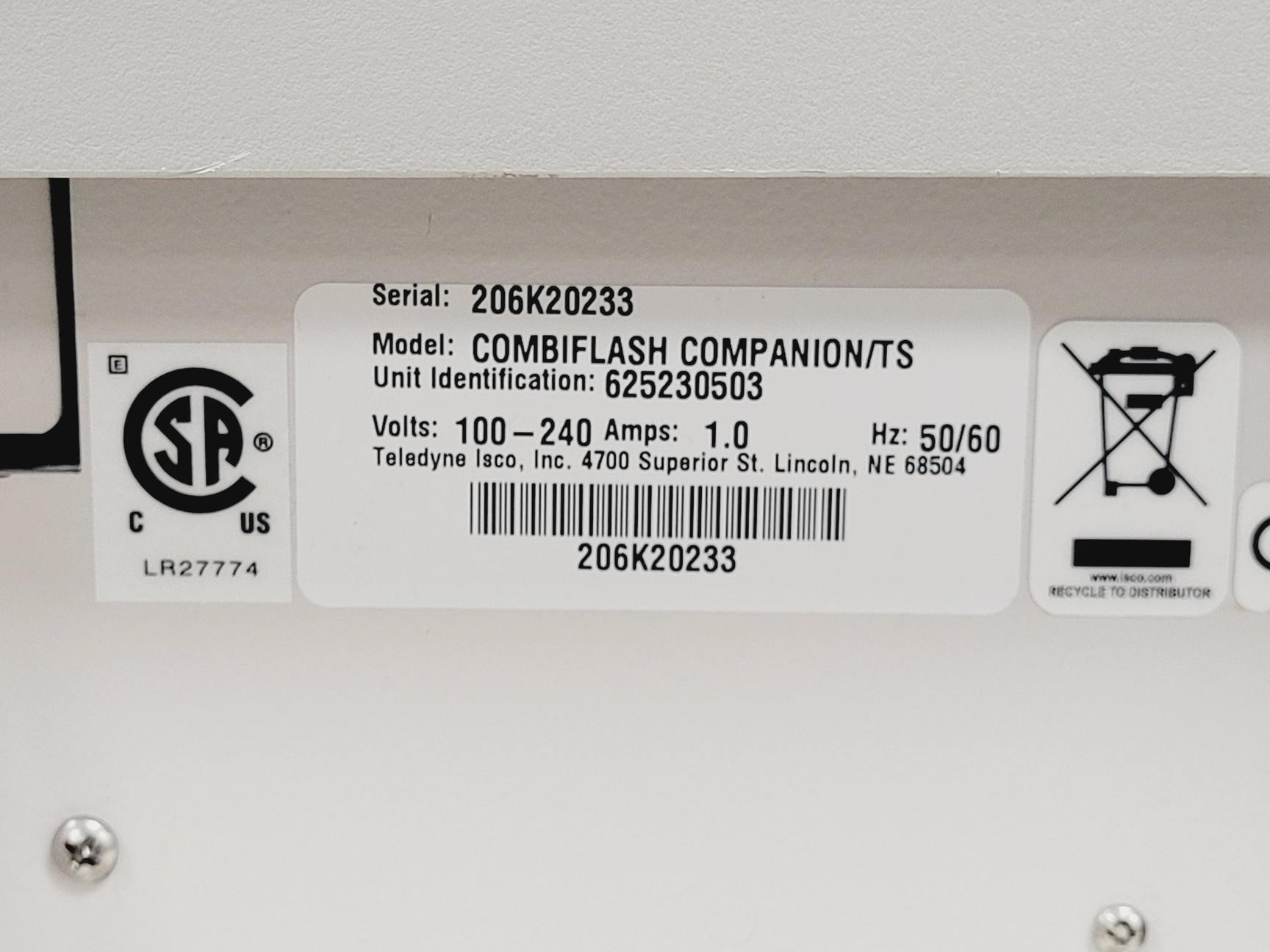 Image of Teledyne ISCO CombiFlash Companion Flash Chromatograph