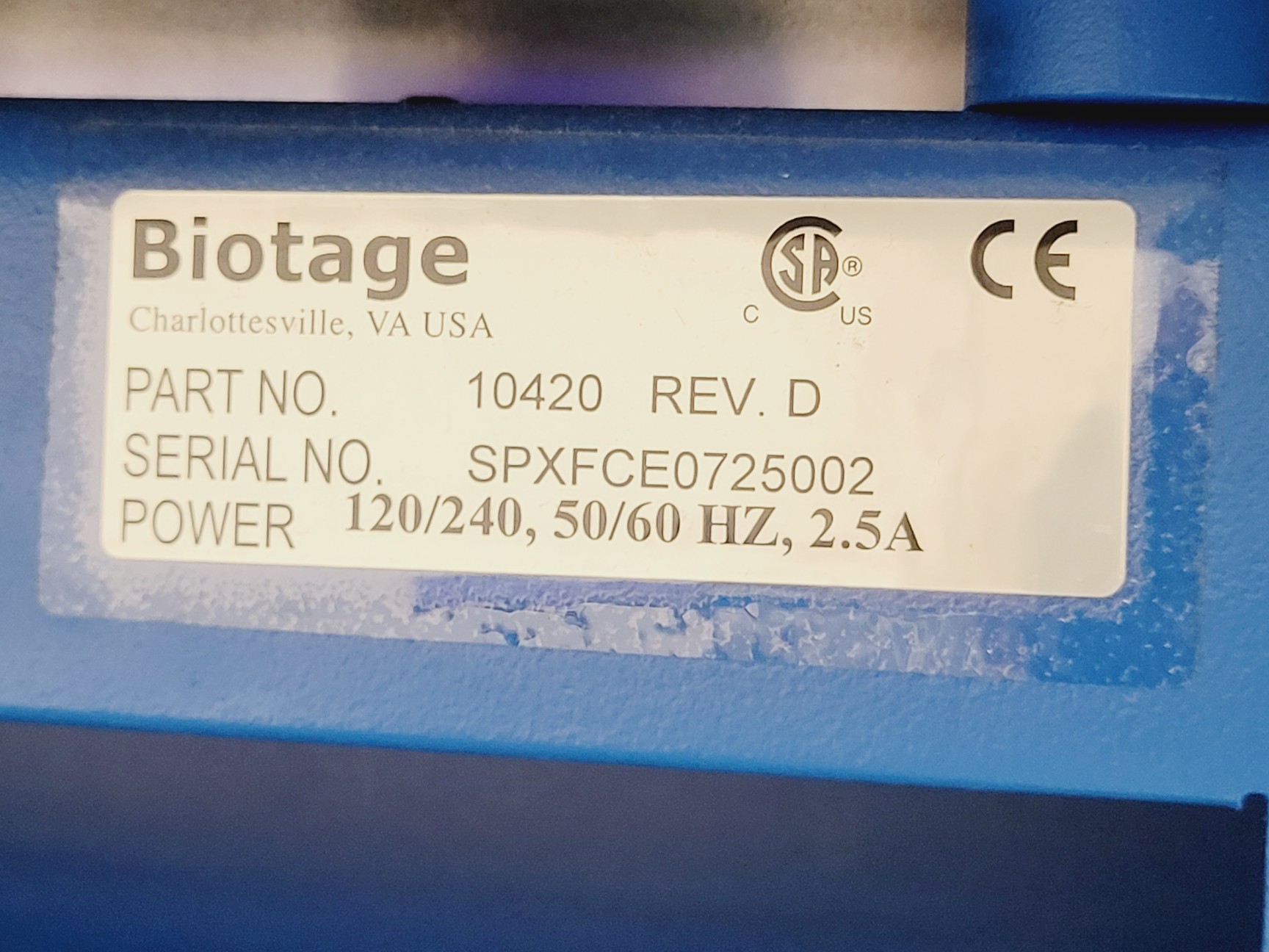 Image of Biotage SP4-6 Flash Chromatograph