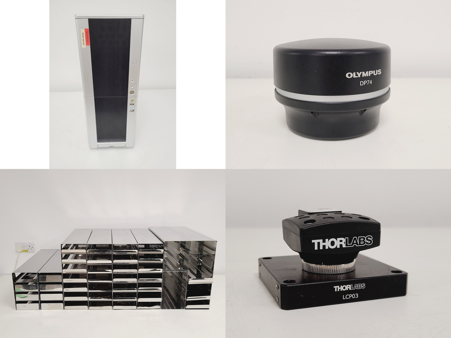 Image of Job Lot of Mixed Laboratory Equipment - Edwards, Bibby, Techne, Thorlabs