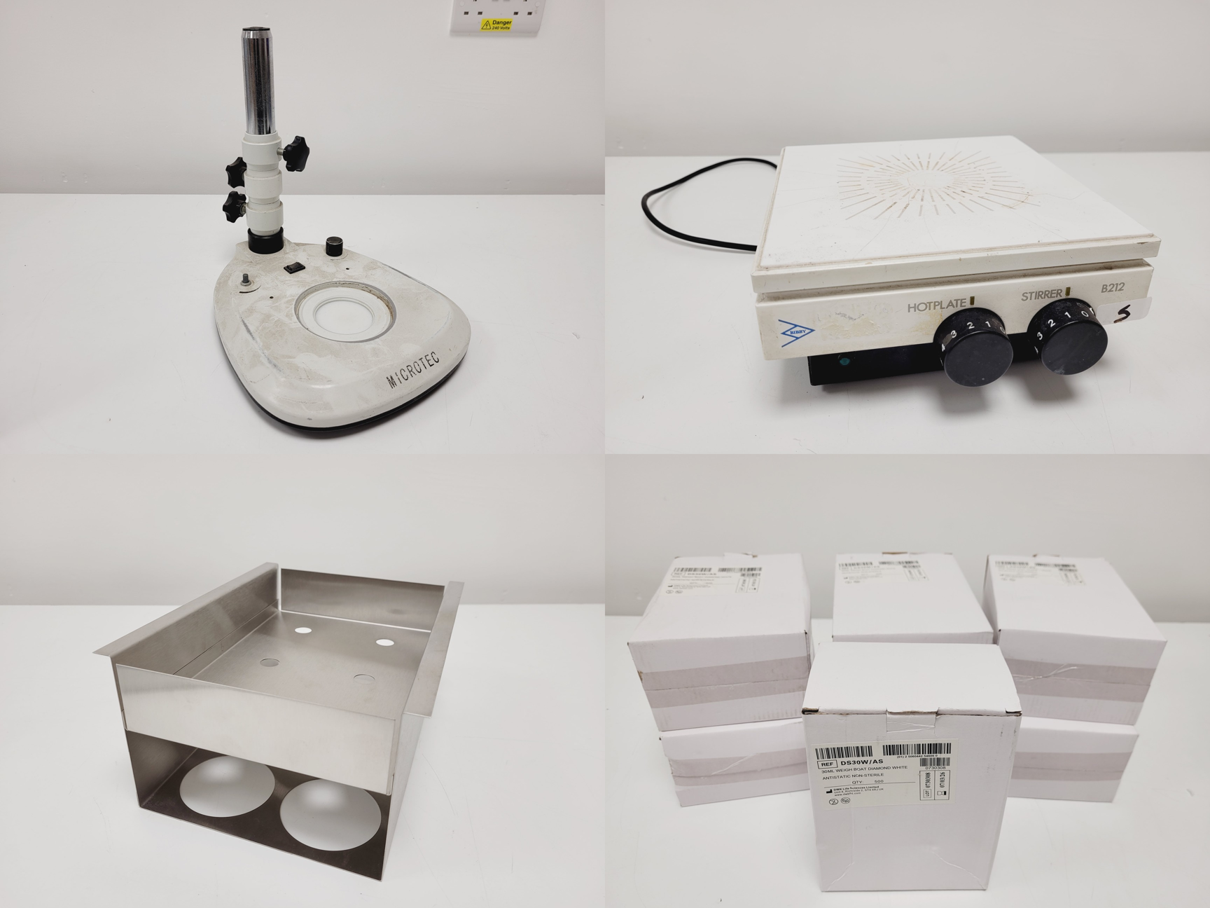 Image of Job Lot of Mixed Laboratory Equipment - Edwards, Bibby, Techne, Thorlabs