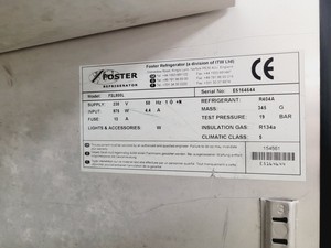 Thumbnail image of Foster FSL800L Double Door Commercial Freezer Spares/Repair Lab