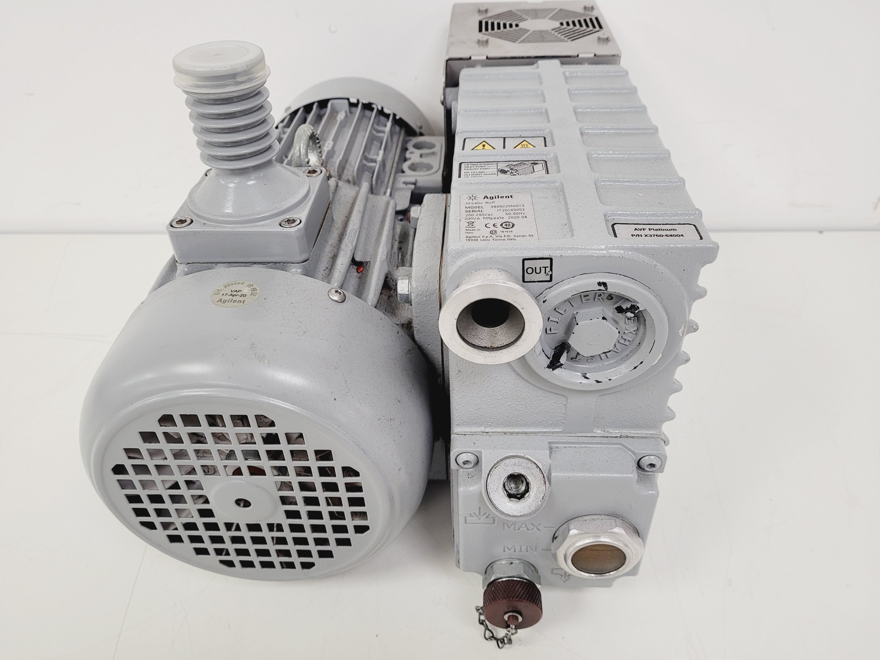 Image of Agilent 9499225M013 MS40+ Vacuum Pump