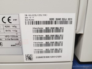 Thumbnail image of Haier  DW-86L828J Ultra-Low Temperature Freezer -86ºc 