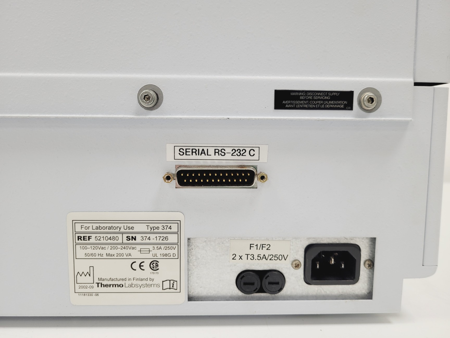 Image of Thermo Scientific Fluoroskan Ascent 374 Microplate Reader Lab