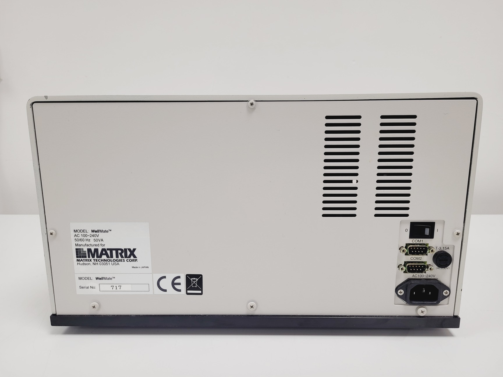 Image of Matrix WellMate 201-10001 Microplate Fluid Dispenser