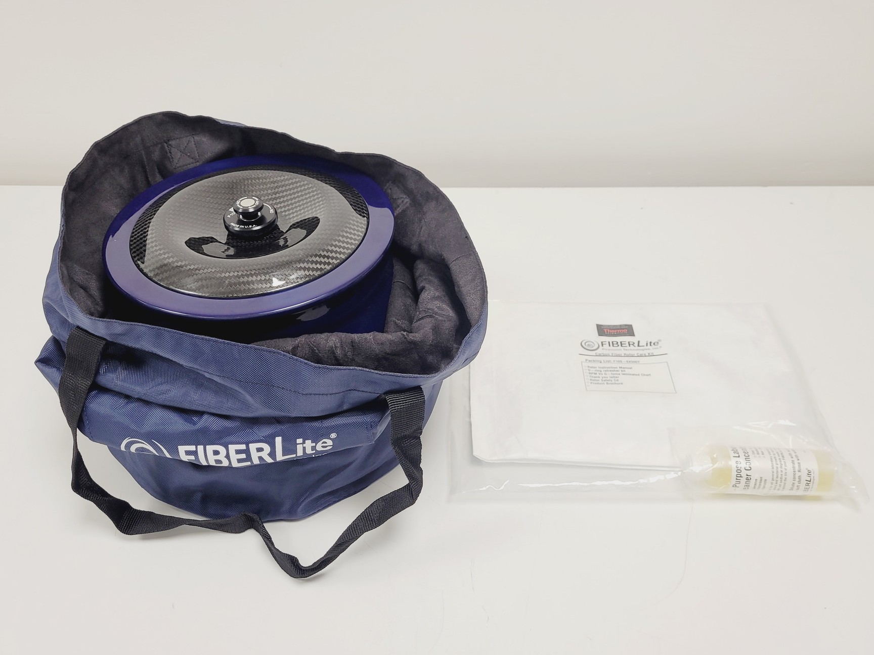 Image of FIberLite F10S-6x500y Fixed Angle Centrifuge Rotor, Bag & Care Kit