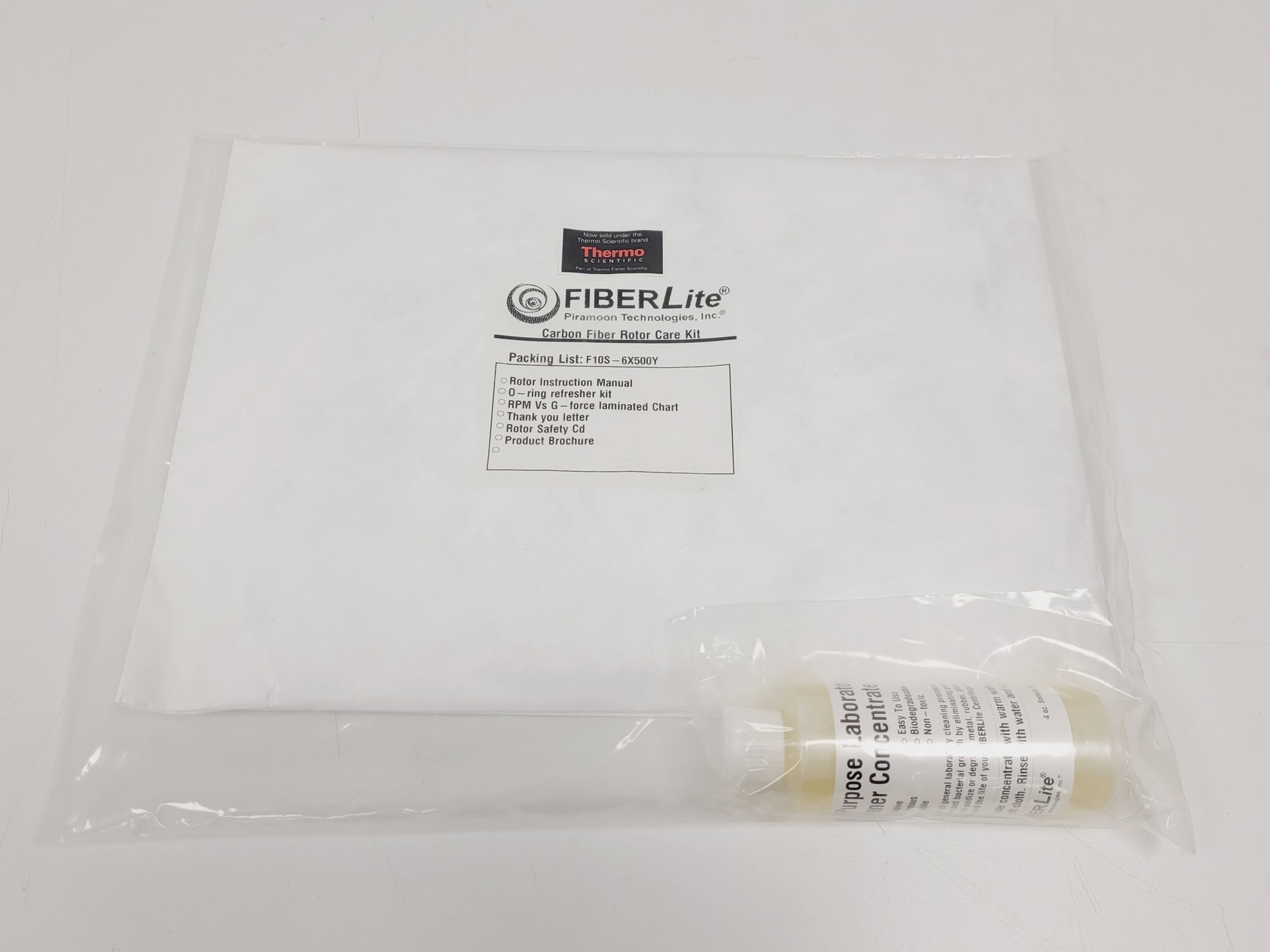 Image of FIberLite F10S-6x500y Fixed Angle Centrifuge Rotor, Bag & Care Kit