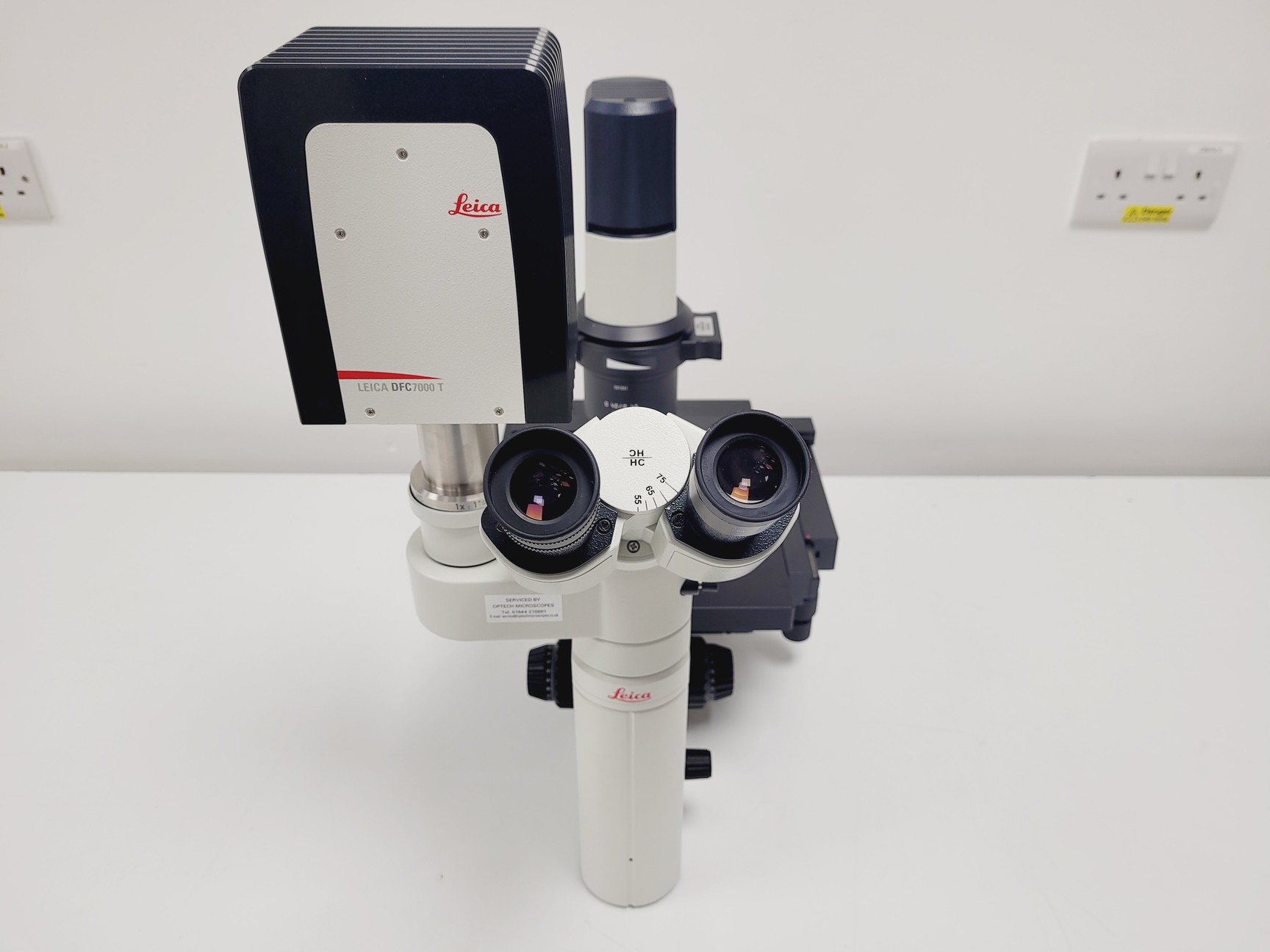 Image of Leica DMIL LED Fluo Microscope w/ DFC7000 T Camera, EL6000 Light & PC Setup
