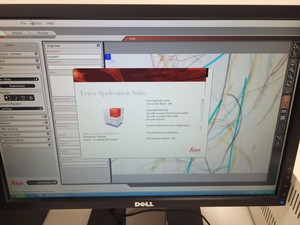 Thumbnail image of Leica DMIL LED Fluo Microscope w/ DFC7000 T Camera, EL6000 Light & PC Setup