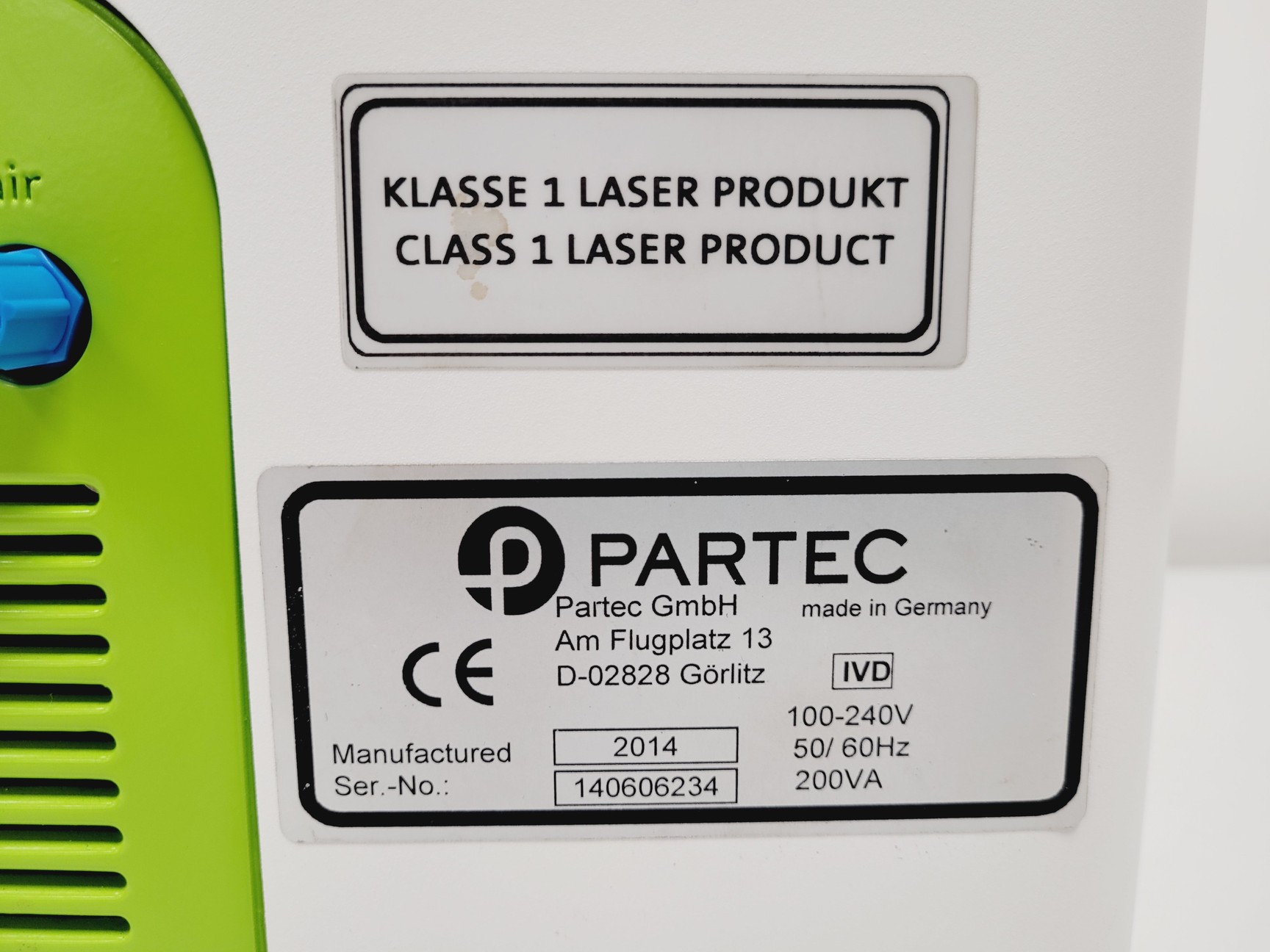 Image of CyFlow Cube 6 Flow Cytometer