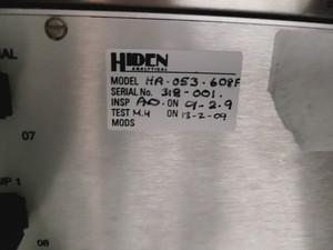 Thumbnail image of Hiden Analytical HPR-20 Series Precision Gas Analysis System Mass Spectrometer