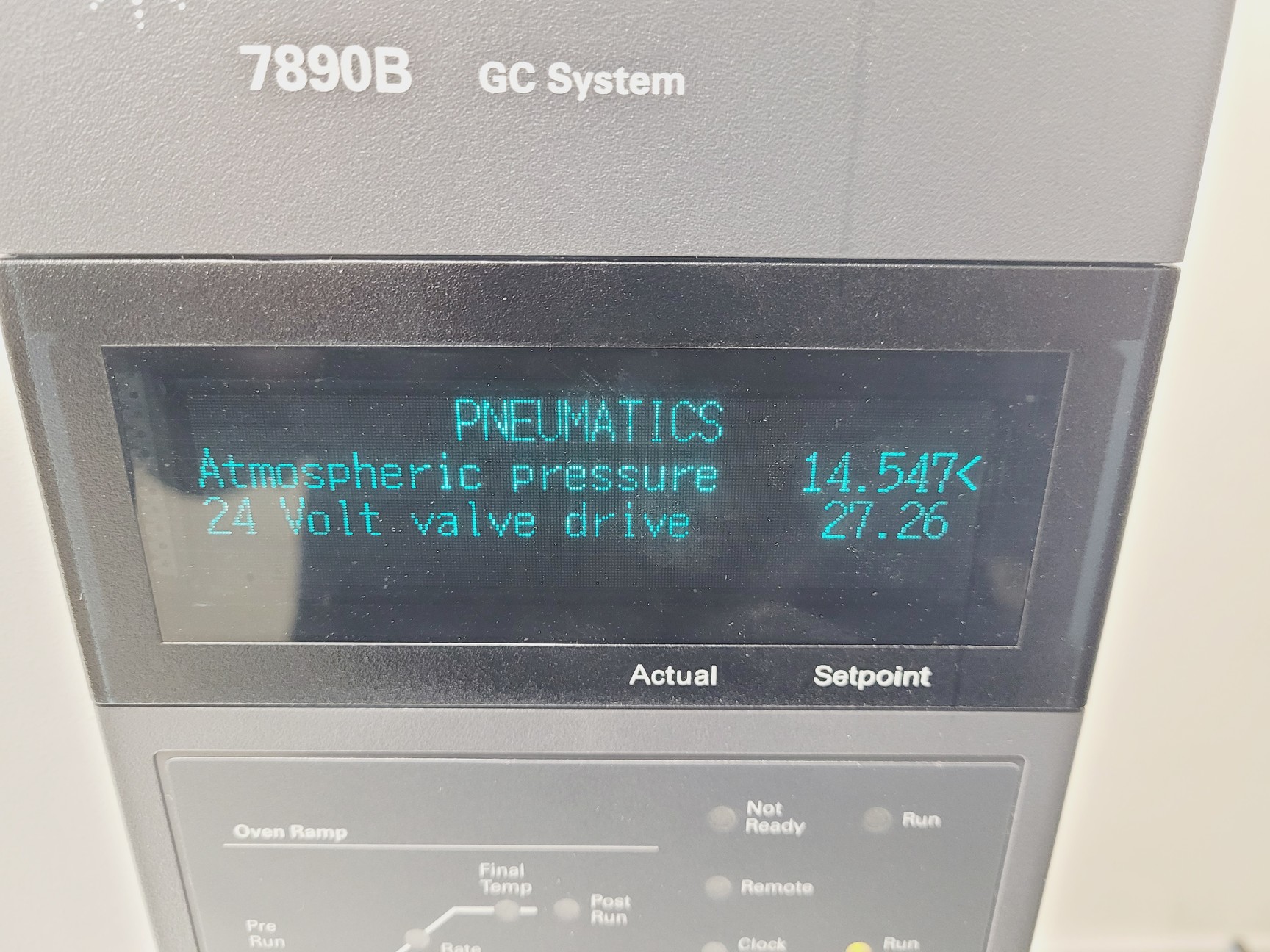 Image of Agilent Technologies 7890B Gas Chromatograph System & Autosampler Tray