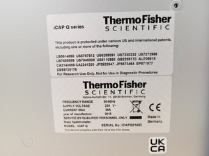 Thumbnail image of ThermoFisher Scientific iCAP Q ICP Mass Spectrometer