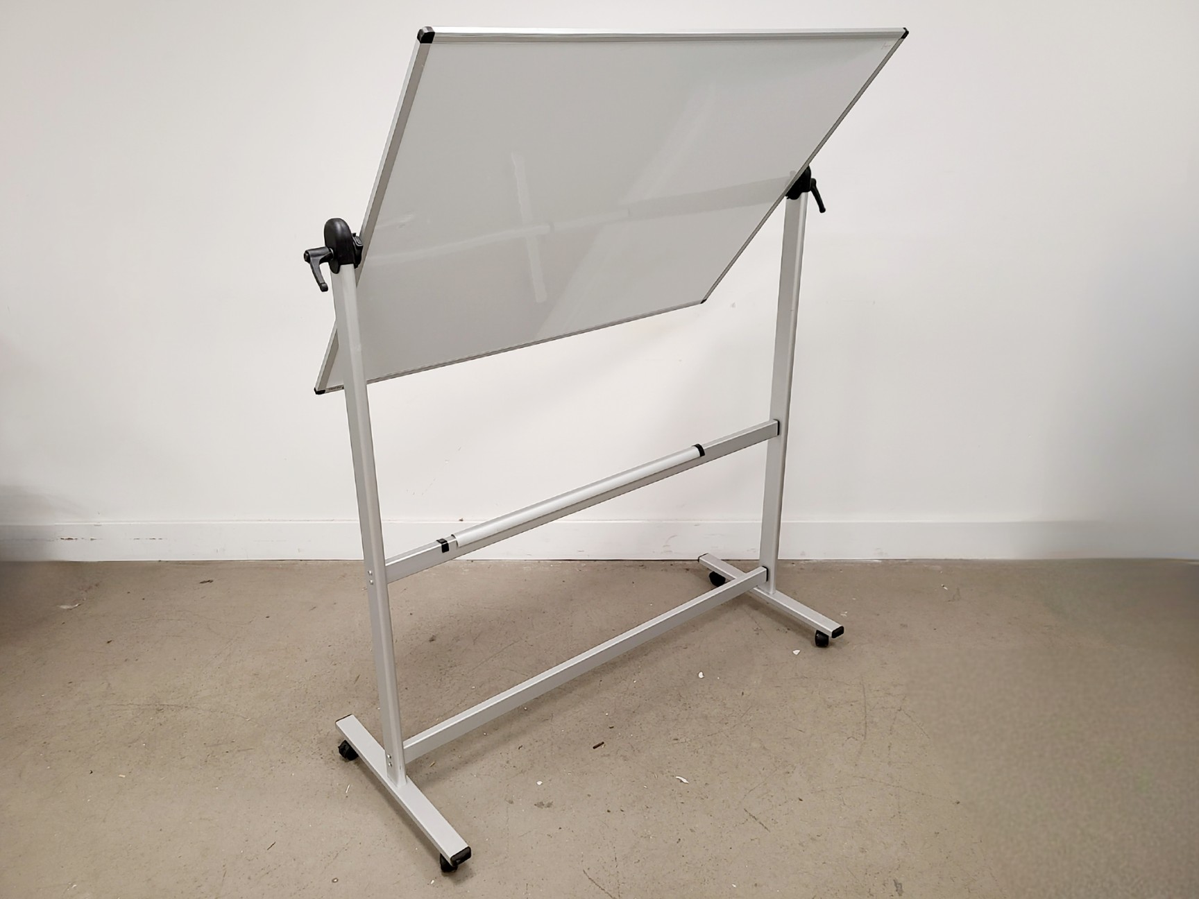 Image of VIZ-PRO Double-Sided Magnetic Revolving Mobile Whiteboard