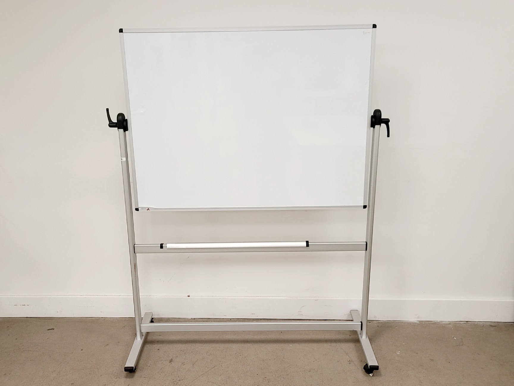Image of VIZ-PRO Double-Sided Magnetic Revolving Mobile Whiteboard