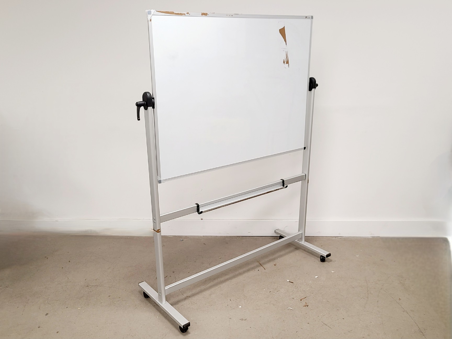 Image of VIZ-PRO Double-Sided Magnetic Revolving Mobile Whiteboard