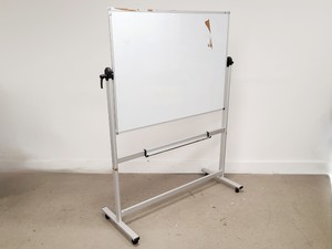 Thumbnail image of VIZ-PRO Double-Sided Magnetic Revolving Mobile Whiteboard