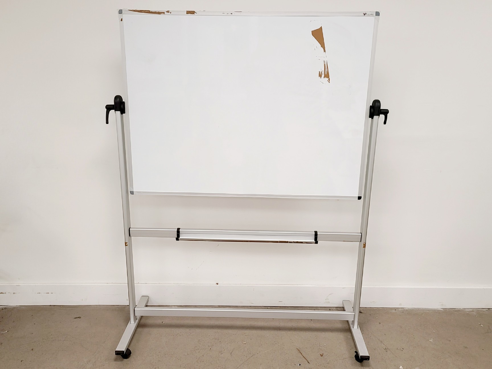 Image of VIZ-PRO Double-Sided Magnetic Revolving Mobile Whiteboard