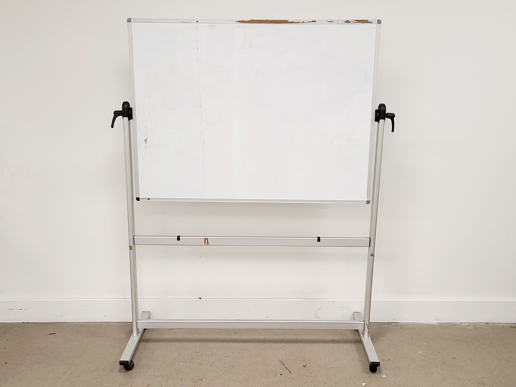 Image of VIZ-PRO Double-Sided Magnetic Revolving Mobile Whiteboard