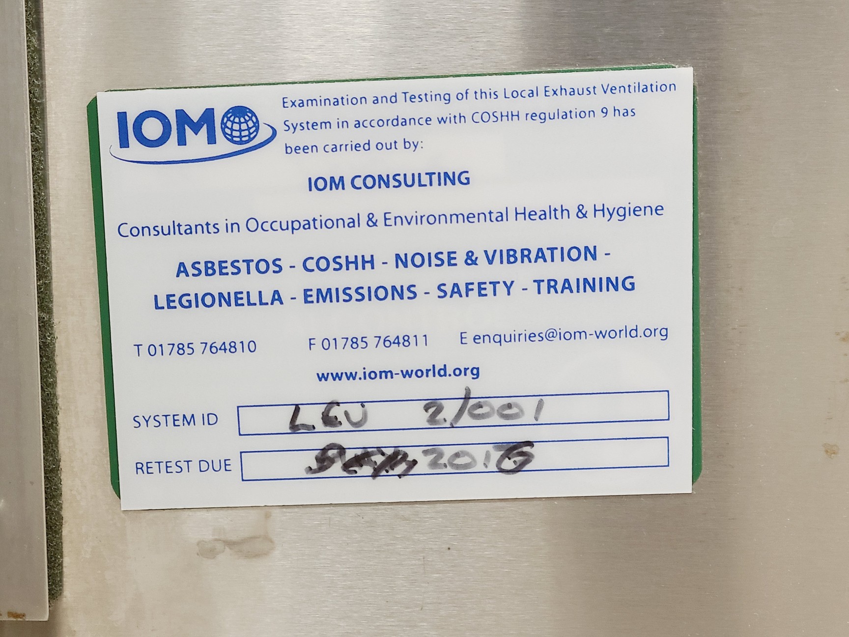 Image of Nuaire Class 2 Biological Safety Cabinet NU-437-400S Spares/Repair Lab