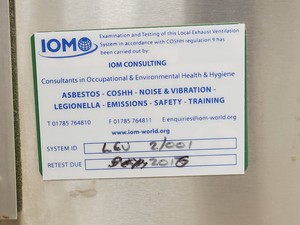 Thumbnail image of Nuaire Class 2 Biological Safety Cabinet NU-437-400S Spares/Repair Lab